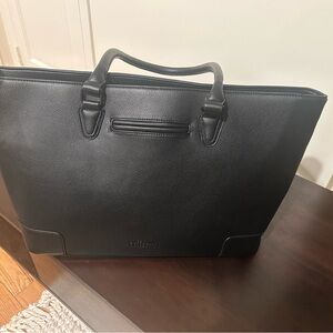 BuffBunny Black Game Changer Tote Bag with Structured Design